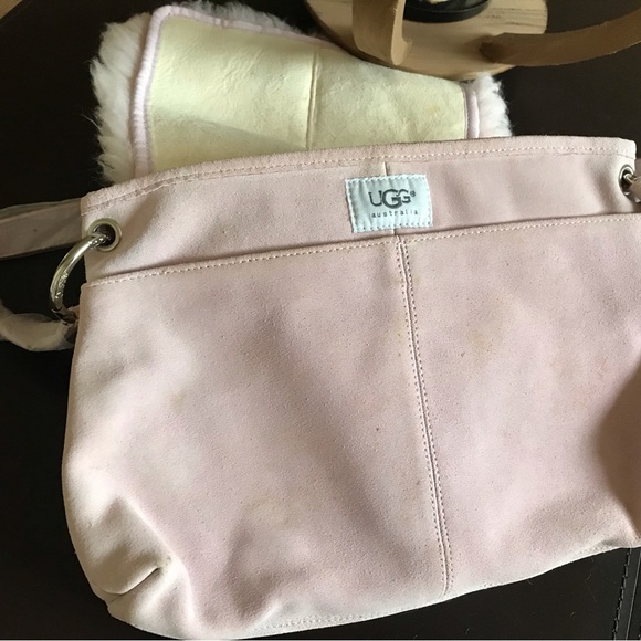 UGG  Pink  Fur Shoulder Bag - Picture 10 of 13